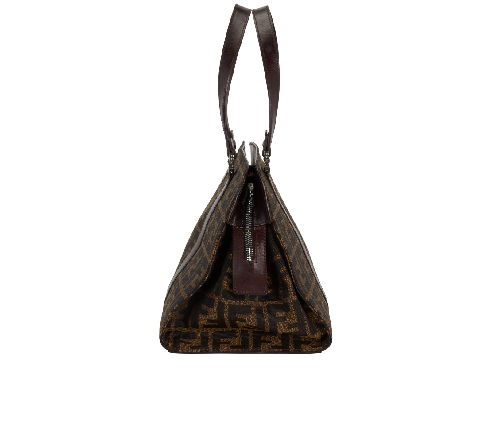 Vintage Zucca Tote, &pound;375, Handbags, Brown, Canvas, Bottom view
